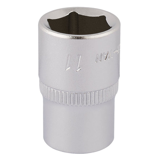 Elora 11100 Hexagon Socket 1/4" Sq. Dr. 11mm Elora