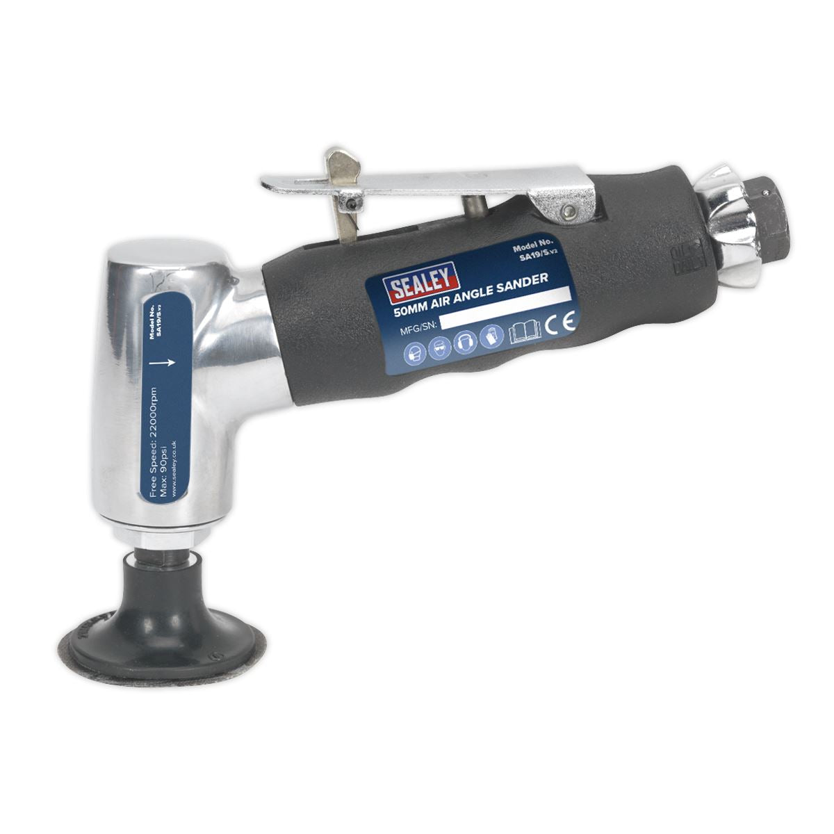 Sealey SA19/S Air Angle Sander Ø50mm Sealey