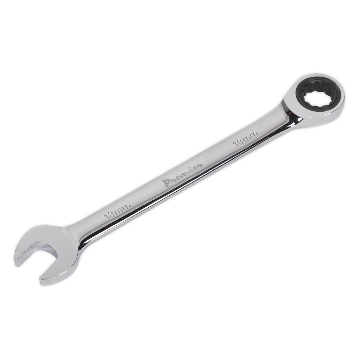 Sealey RCW18 Ratchet Combination Spanner 18mm Sealey