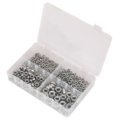 Sealey AB028SN Steel Nut Assortment 370pc M5-M10 Metric Sealey