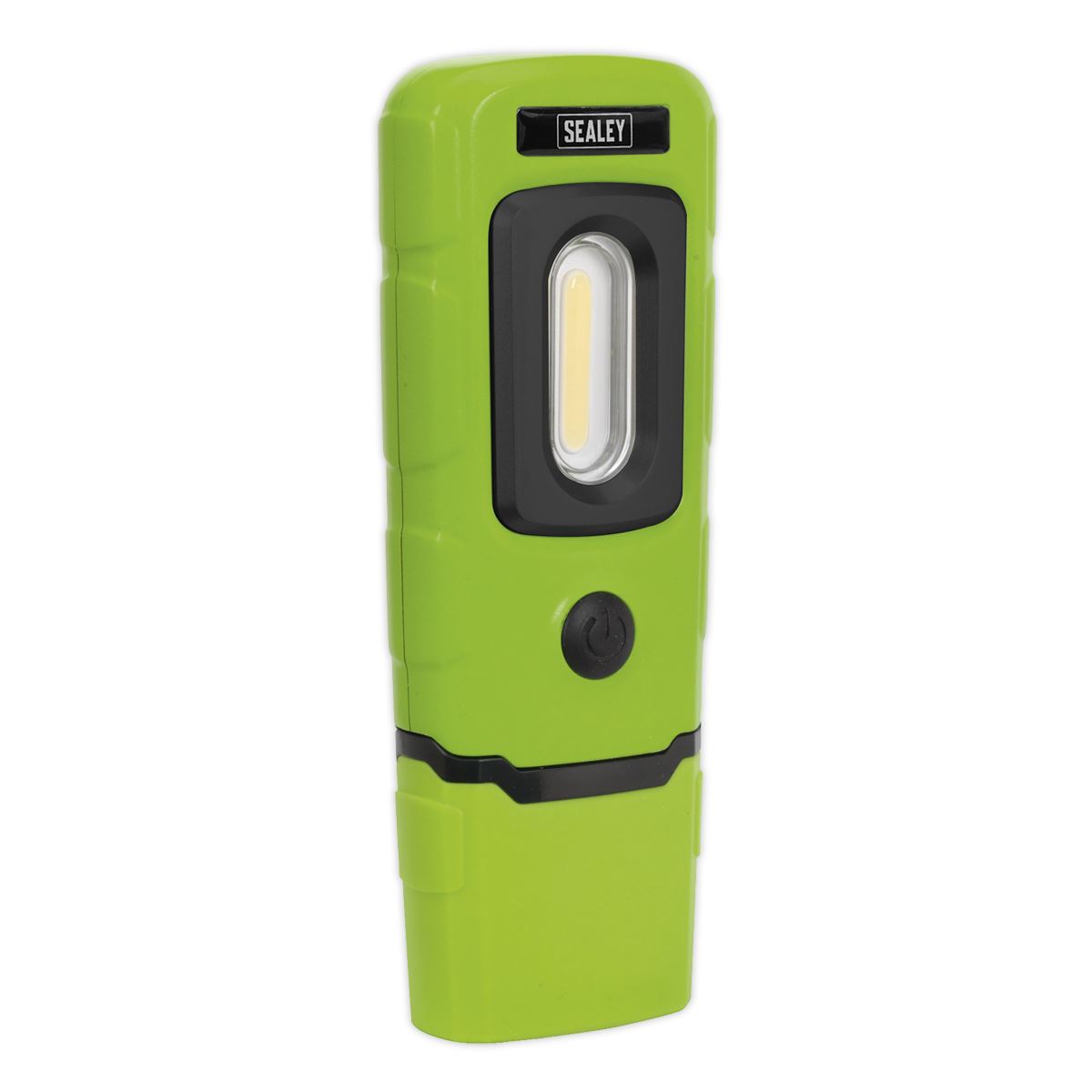 Sealey LED3601G Rechargeable 360° Inspection Light 3W COB & 1W SMD LED Green Lithium-Polymer Sealey