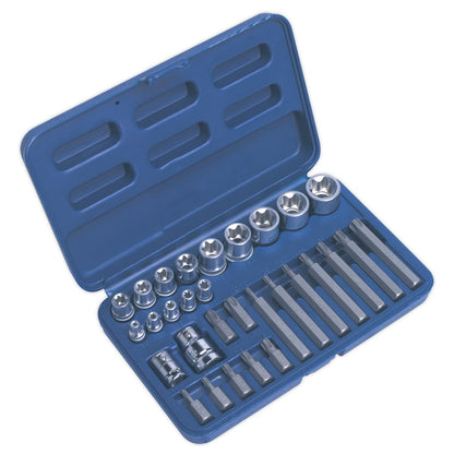 Sealey AK619 TRX-Star* Socket & Bit Set 30pc 1/4" 3/8" & 1/2"Sq Drive Sealey
