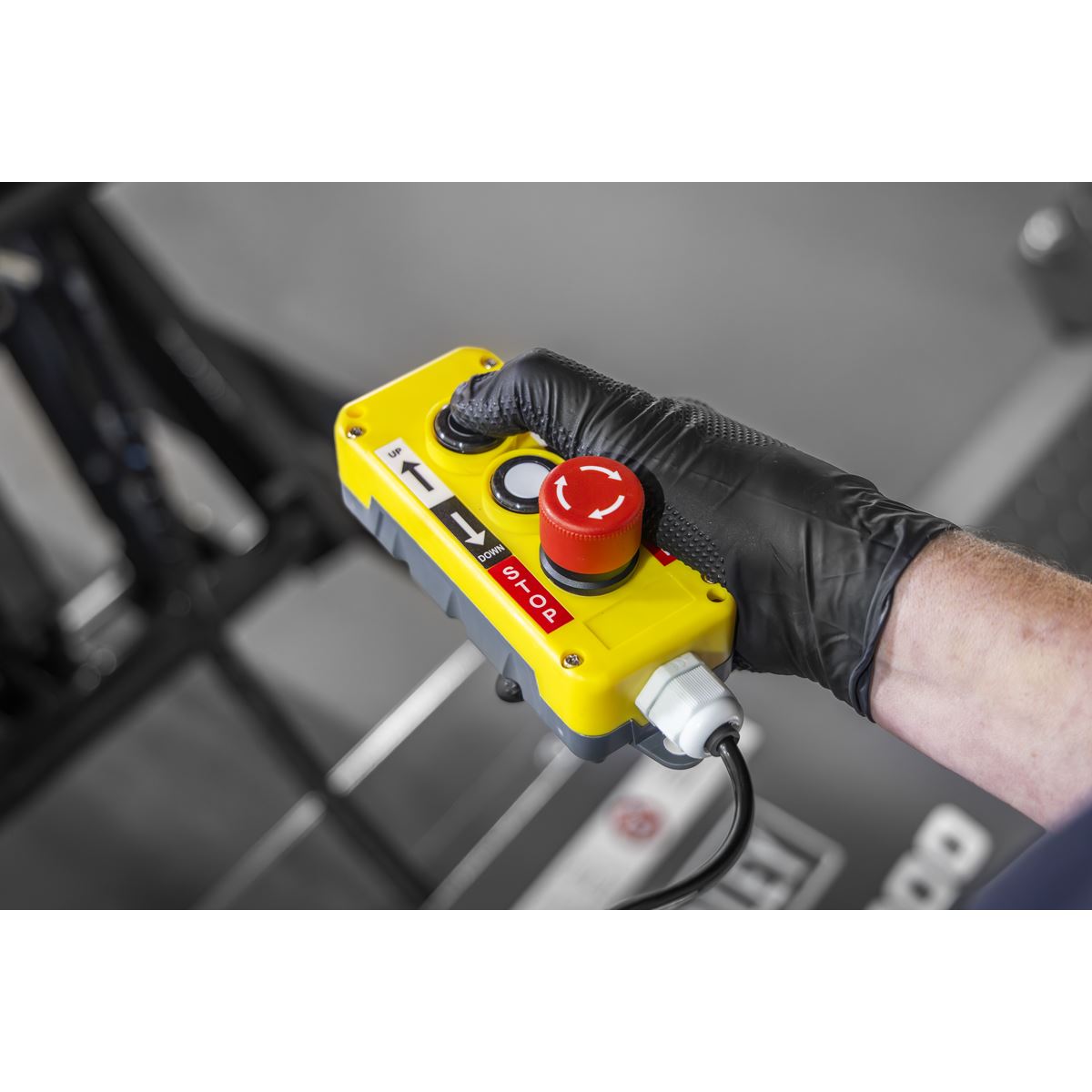 Sealey EVBT1200 High Lift EV Battery Lift/Hydraulic Platform Truck 1200kg Capacity Sealey