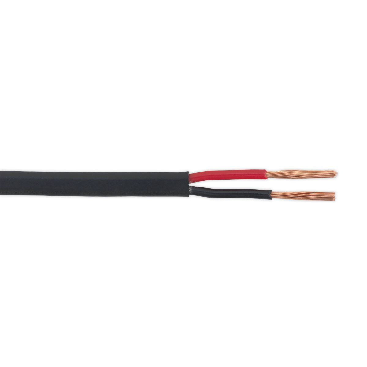 Sealey AC3220TWTN Automotive Cable Thin Wall Flat Twin 2 x 1mm² 32/0.20mm 30m Black Sealey