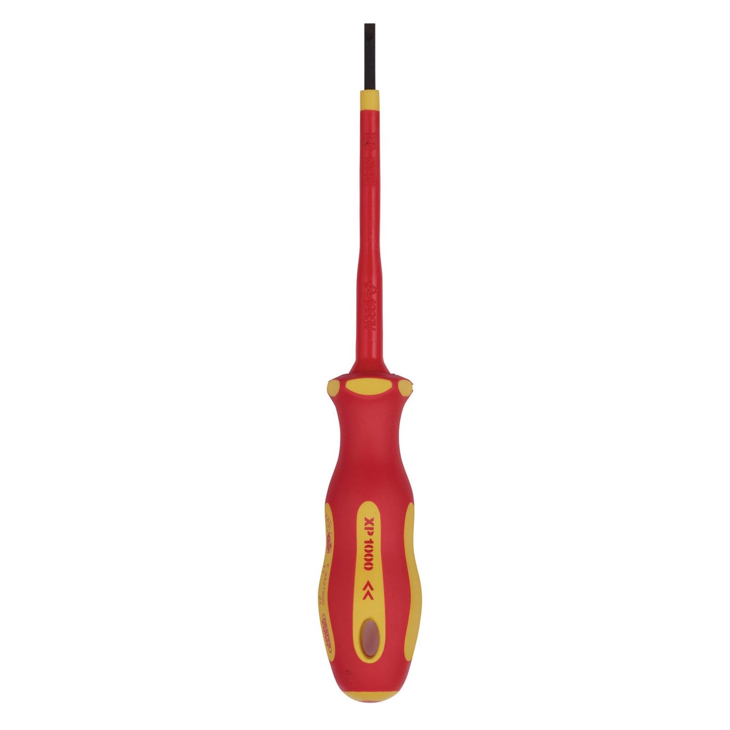 Draper 64367 XP1000® VDE Plain Slot Screwdriver 2.5 x 75mm Draper