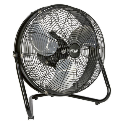 Sealey HVF18IS Industrial High Velocity Floor Fan with Internal Oscillation 18" Sealey