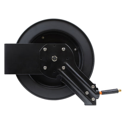 Sealey SA841HY Retractable Metal Reel 15m Ø10mm ID High-Visibility Hybrid Air Hose Sealey