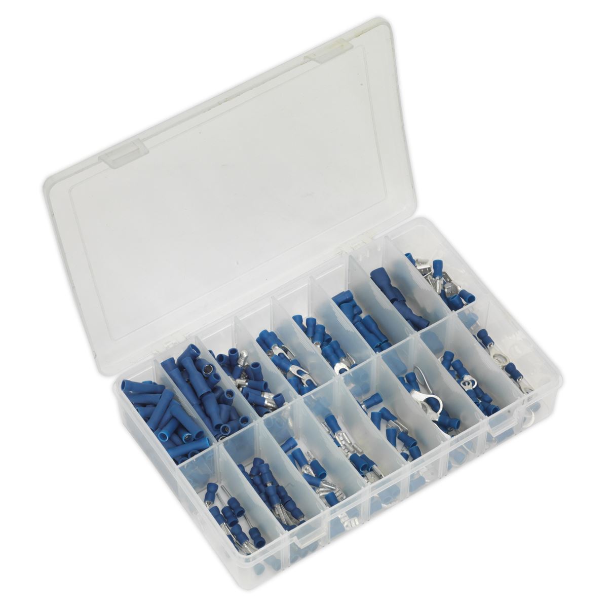 Sealey AB040BT Crimp Terminal Assortment 280pc Blue Sealey