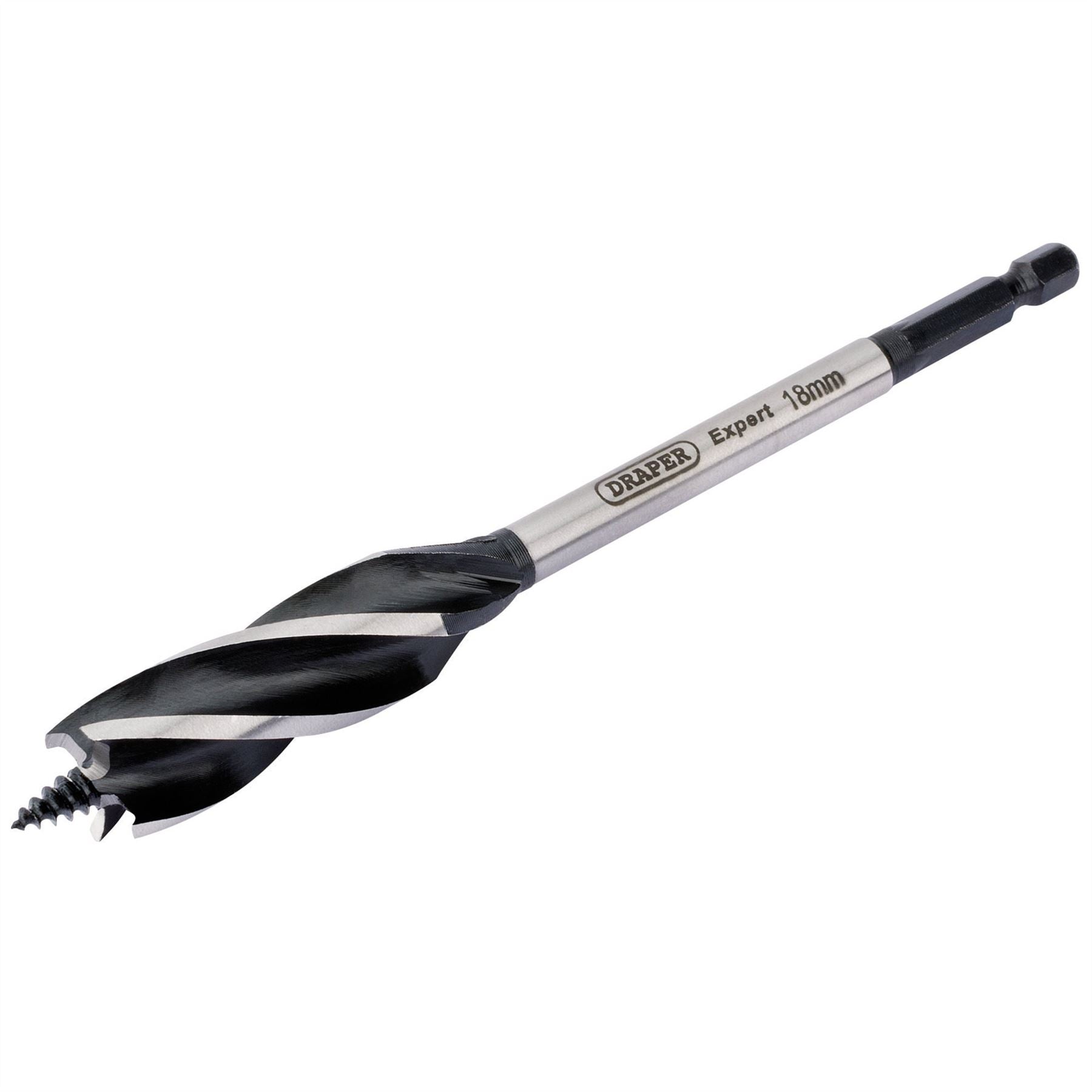 Draper 35102 4 Fluted Auger Bit 18 x 165mm Draper