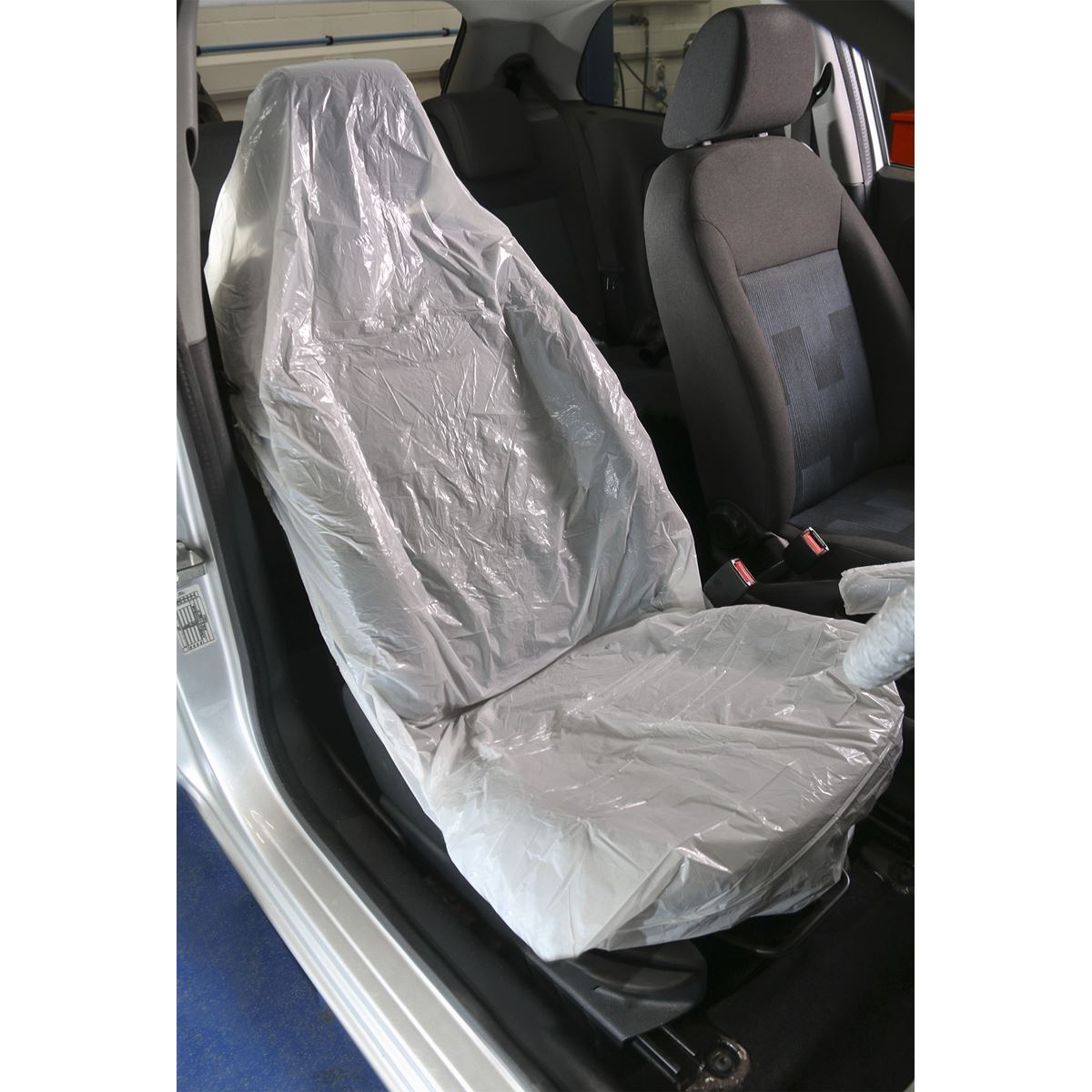 Sealey CCSET550 5-in-1 Disposable Car Interior Protection Kit - Display Box of 50 Sealey