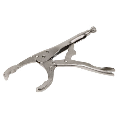 Sealey AK6423 Ø45-130mm Oil Filter Locking Pliers - Angled Sealey