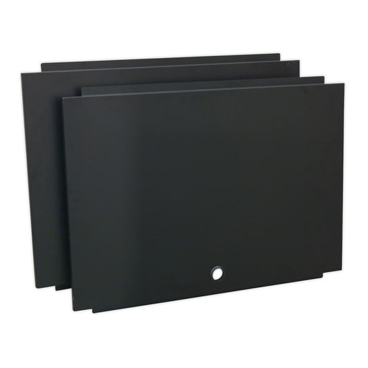 Sealey APMS17 Back Panel Assembly for Modular Corner Wall Cabinet 930mm Sealey