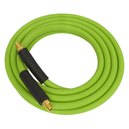 Sealey AHHC10G Air Hose 10m x Ø8mm Hybrid High-Visibility with 1/4"BSP Unions Sealey