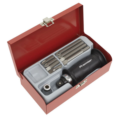 Sealey AK2082 Impact Driver Set 10pc Protection Grip Sealey