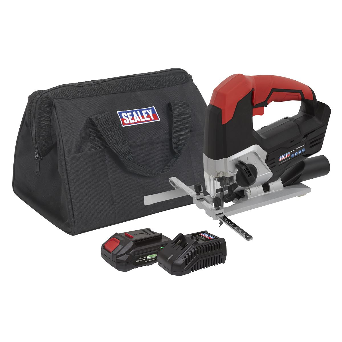 Sealey CP20VJSKIT1 Cordless Jigsaw Kit 20V 2Ah SV20 Series Sealey