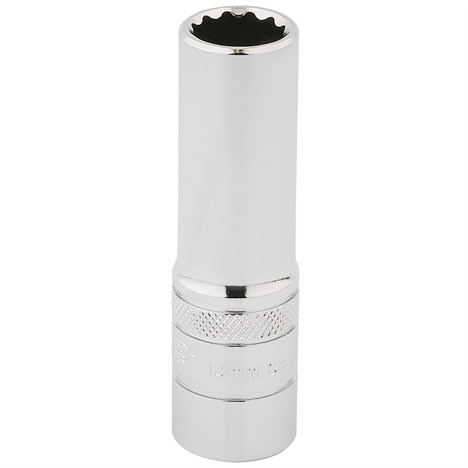 Draper 33733 HI-TORQ® 12 Point Deep Socket 1/2" Sq. Dr. 14mm Draper