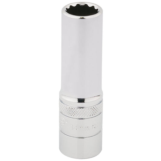 Draper 33733 HI-TORQ® 12 Point Deep Socket 1/2" Sq. Dr. 14mm Draper