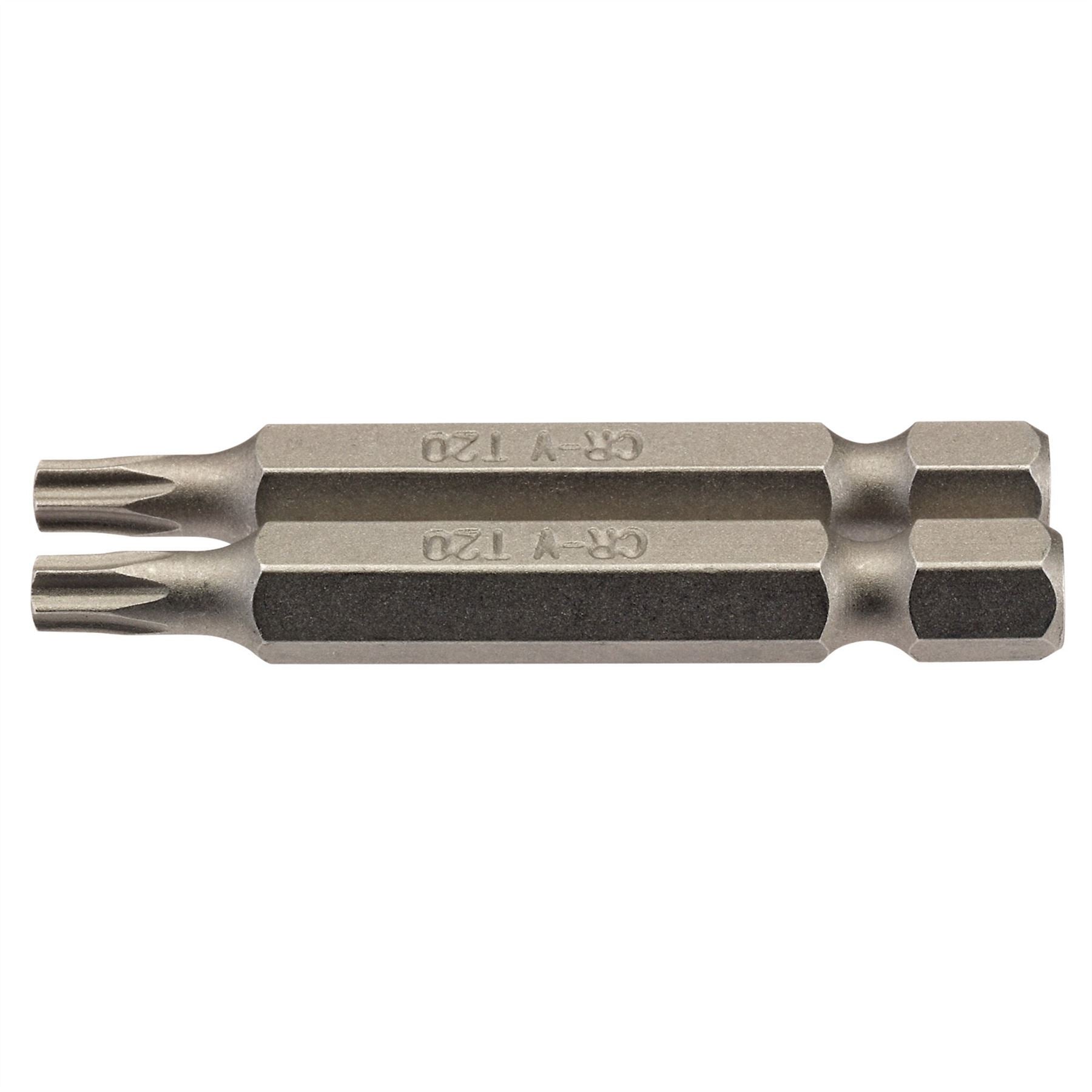 Draper 66488 TX-STAR® Insert Bit 1/4" Hex 50mm Long T20 Pack of 2 Draper