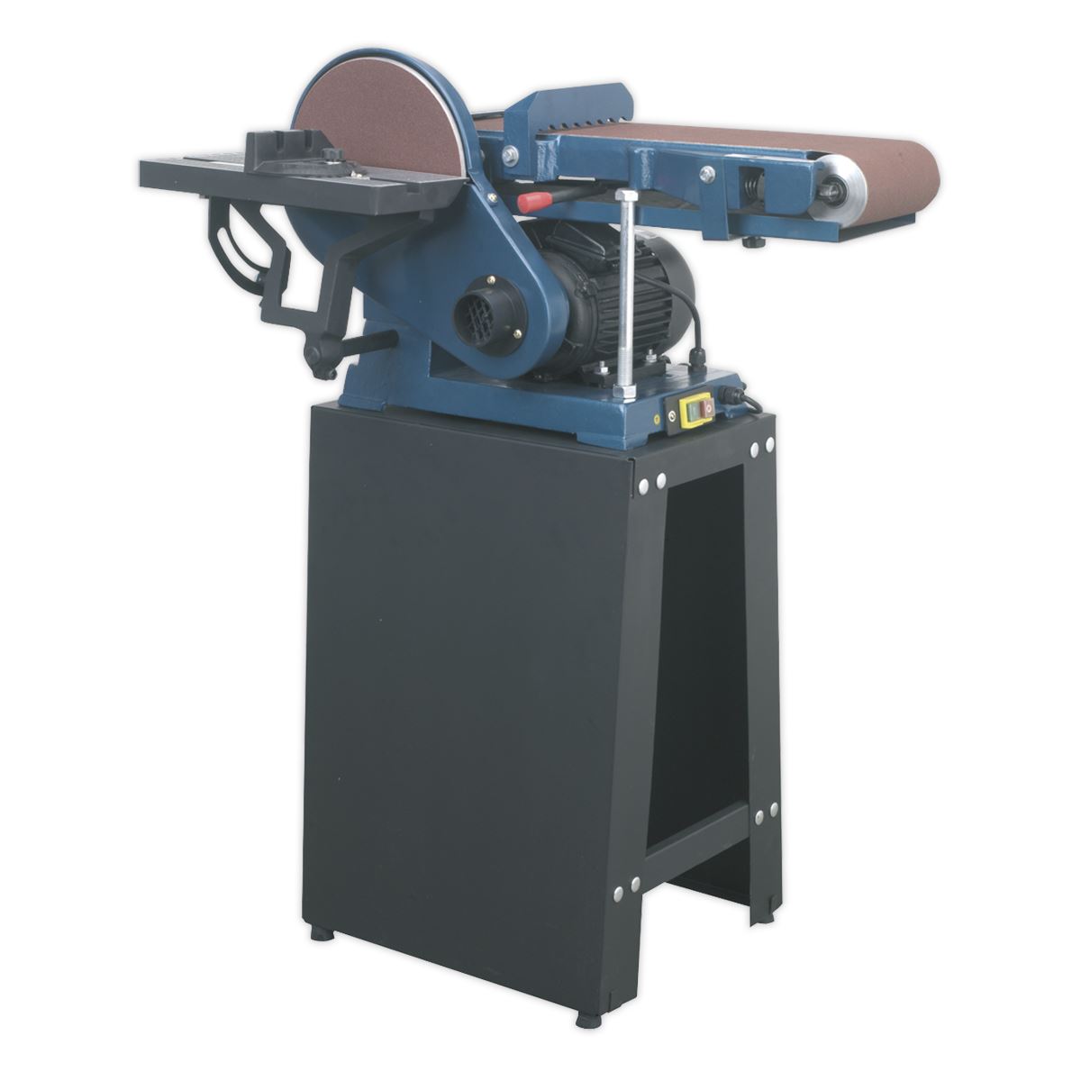 Sealey SM15 Belt/Disc Sander Floor Standing 1220 x 150mm/Ø230mm Sealey