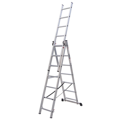 Sealey ACL307 Aluminium Extension Combination Ladder 3x7 EN 131 Sealey