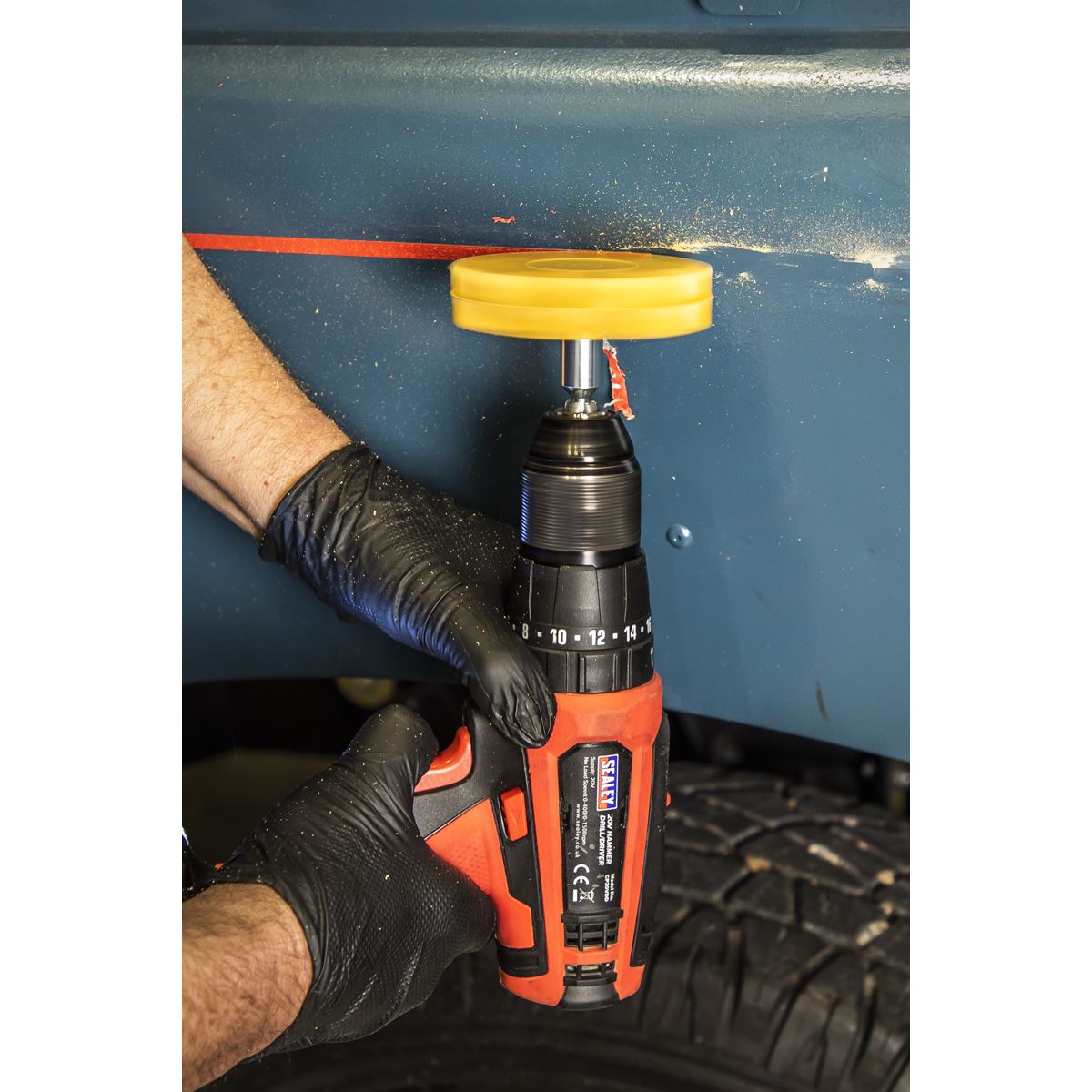 Sealey SA95UNI Universal Stripe Removing Pad Ø88 x 20mm Sealey