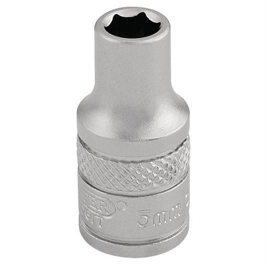 Draper 16508 Socket 1/4" Sq. Dr. 5mm Draper