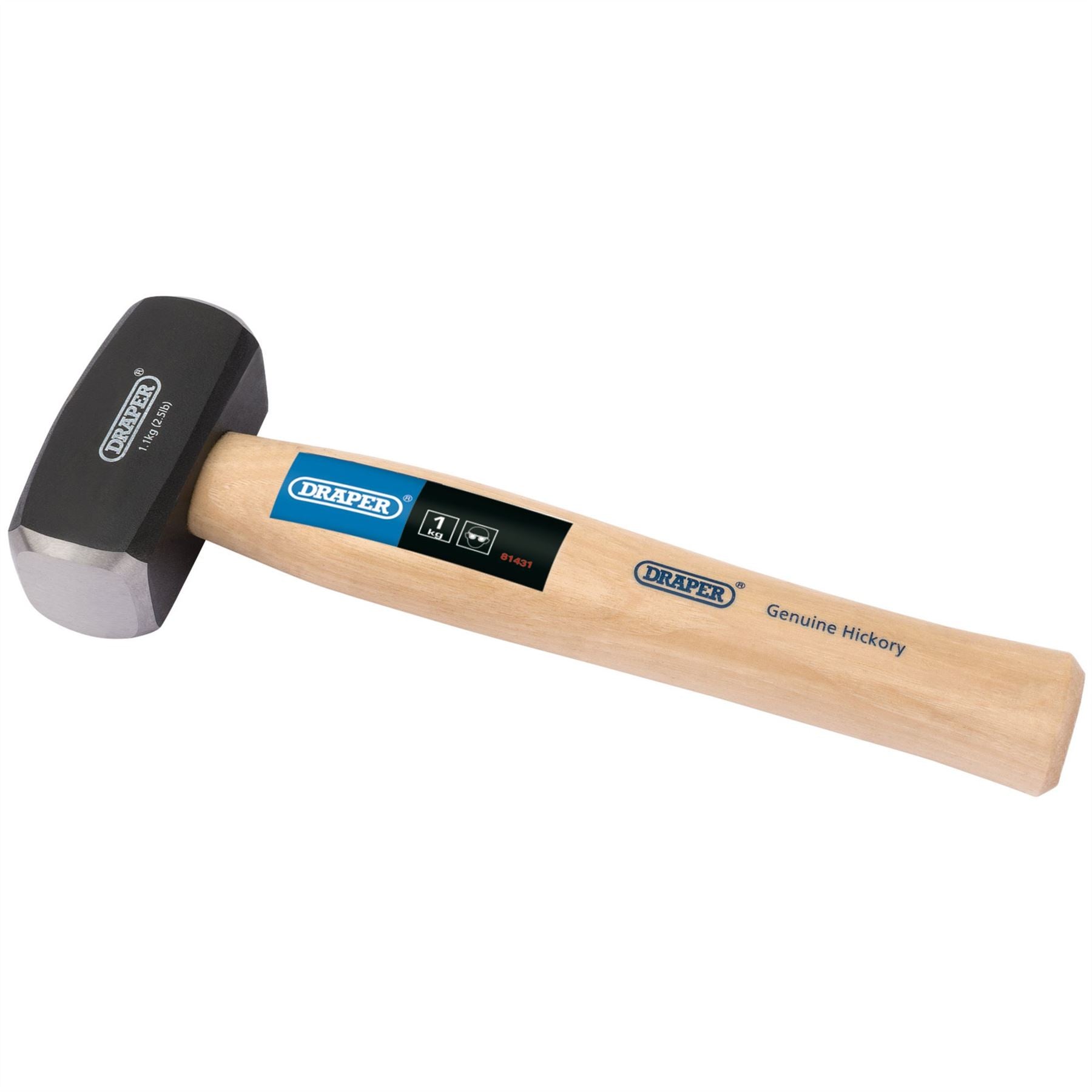 Draper 81431 Hickory Shaft Club Hammer 1kg/2.2lb Draper