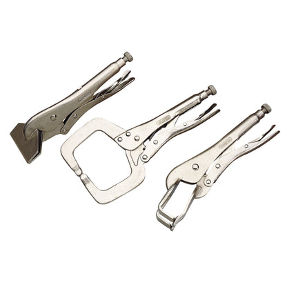 Draper 33836 Self Grip Clamp Kit 3 Piece Draper