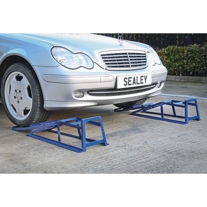 Sealey CAR2001 Car Ramp Extensions 400kg Each/800kg per Pair Sealey
