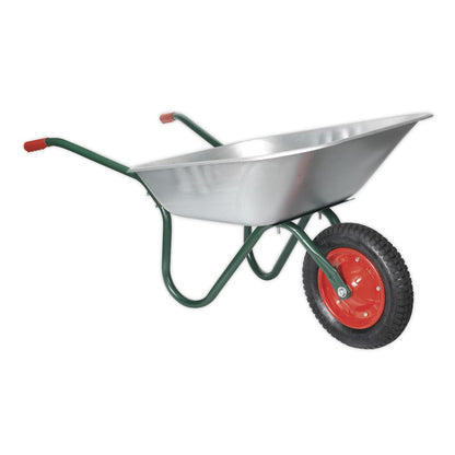 Sealey WB65 Wheelbarrow 65L Galvanized Sealey