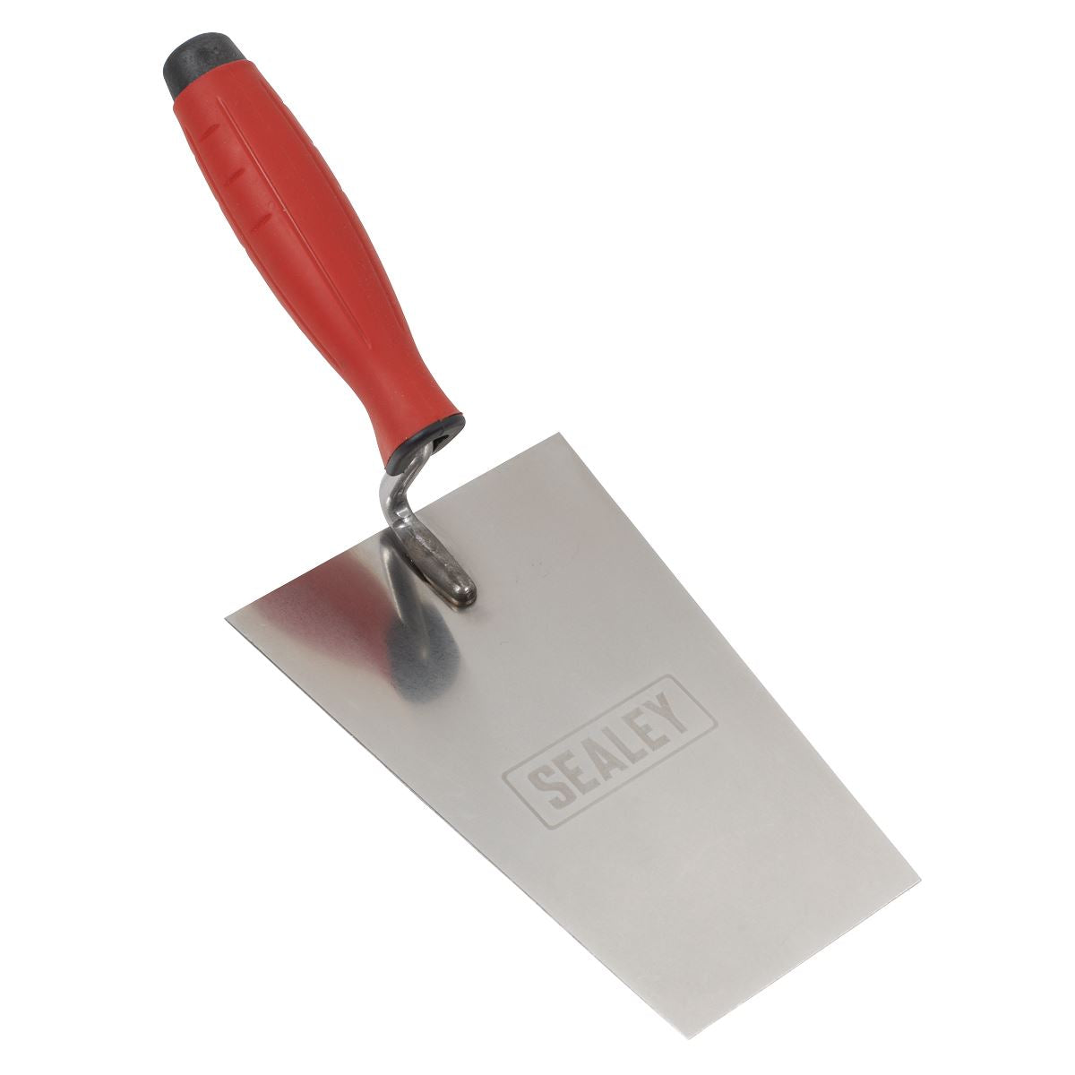 Sealey T1204 Stainless Steel Bucket Trowel - Rubber Handle - 180mm Sealey