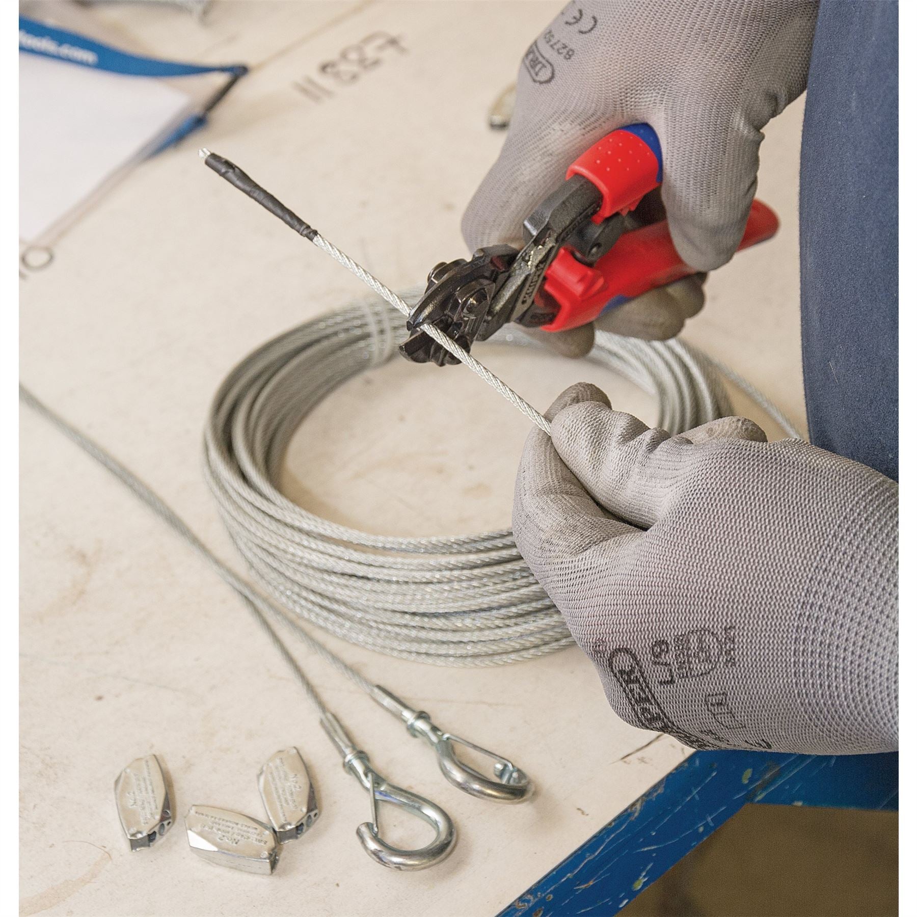 Knipex 49188 Cobolt® 71 12 200 SB Compact Bolt Cutters with Sprung Handles 200mm Knipex