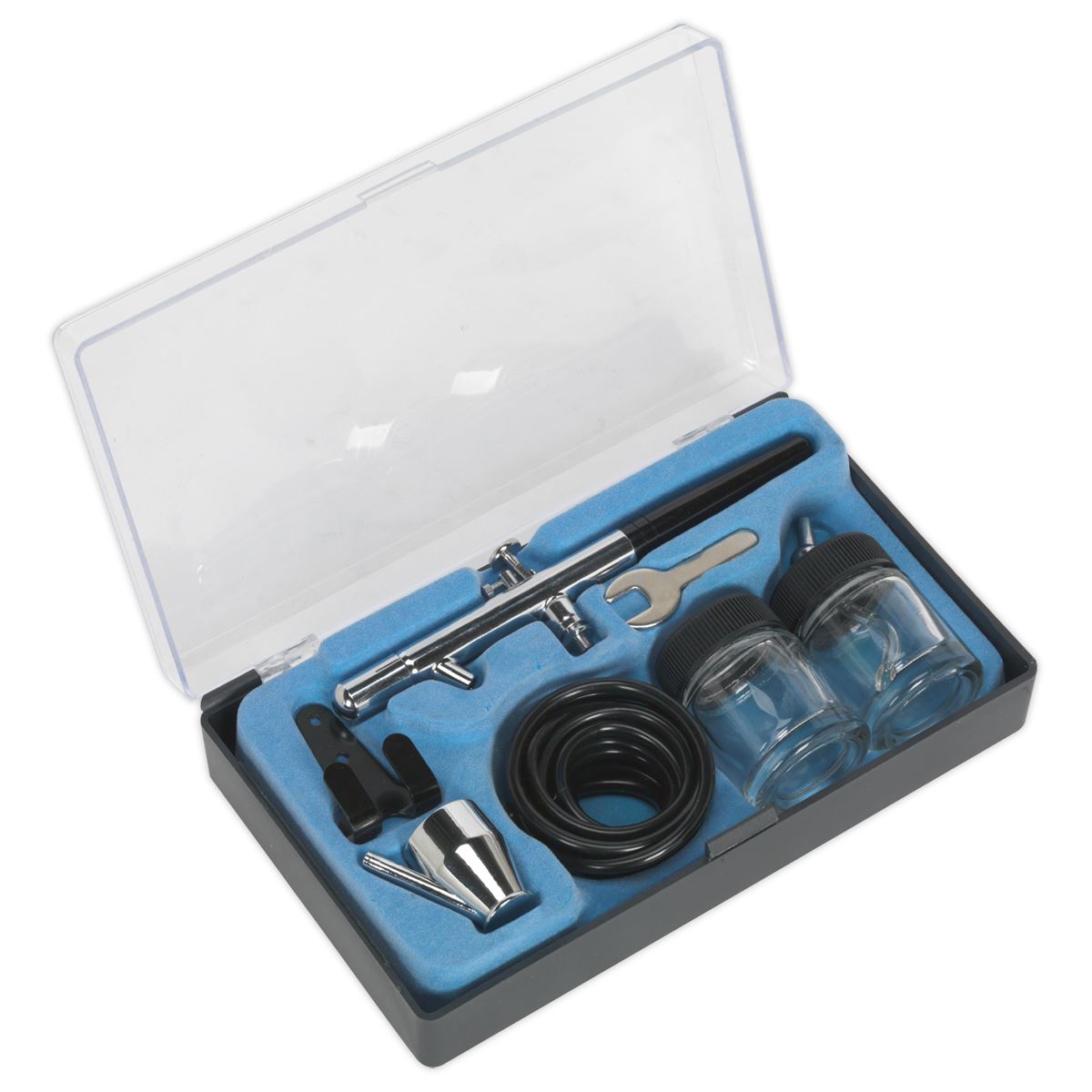 Sealey AB932 Air Brush Kit Professional without Propellant Sealey