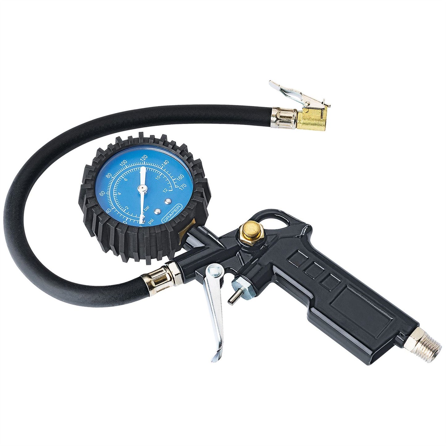 Draper 91273 Pistol-Grip Tyre Inflator Draper