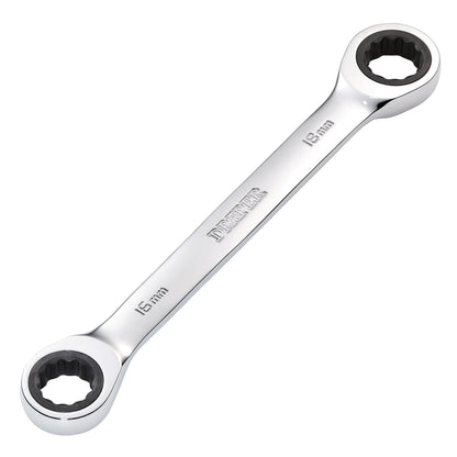Draper 27739 HI-TORQ® Metric Double Ratchet Ring Spanner 16 x 18mm Draper