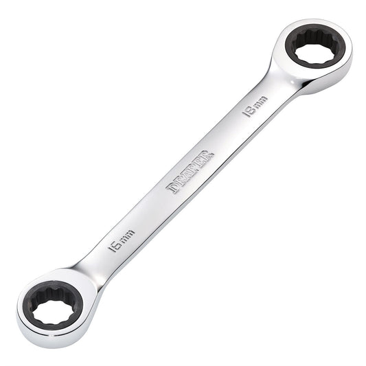 Draper 27739 HI-TORQ® Metric Double Ratchet Ring Spanner 16 x 18mm Draper