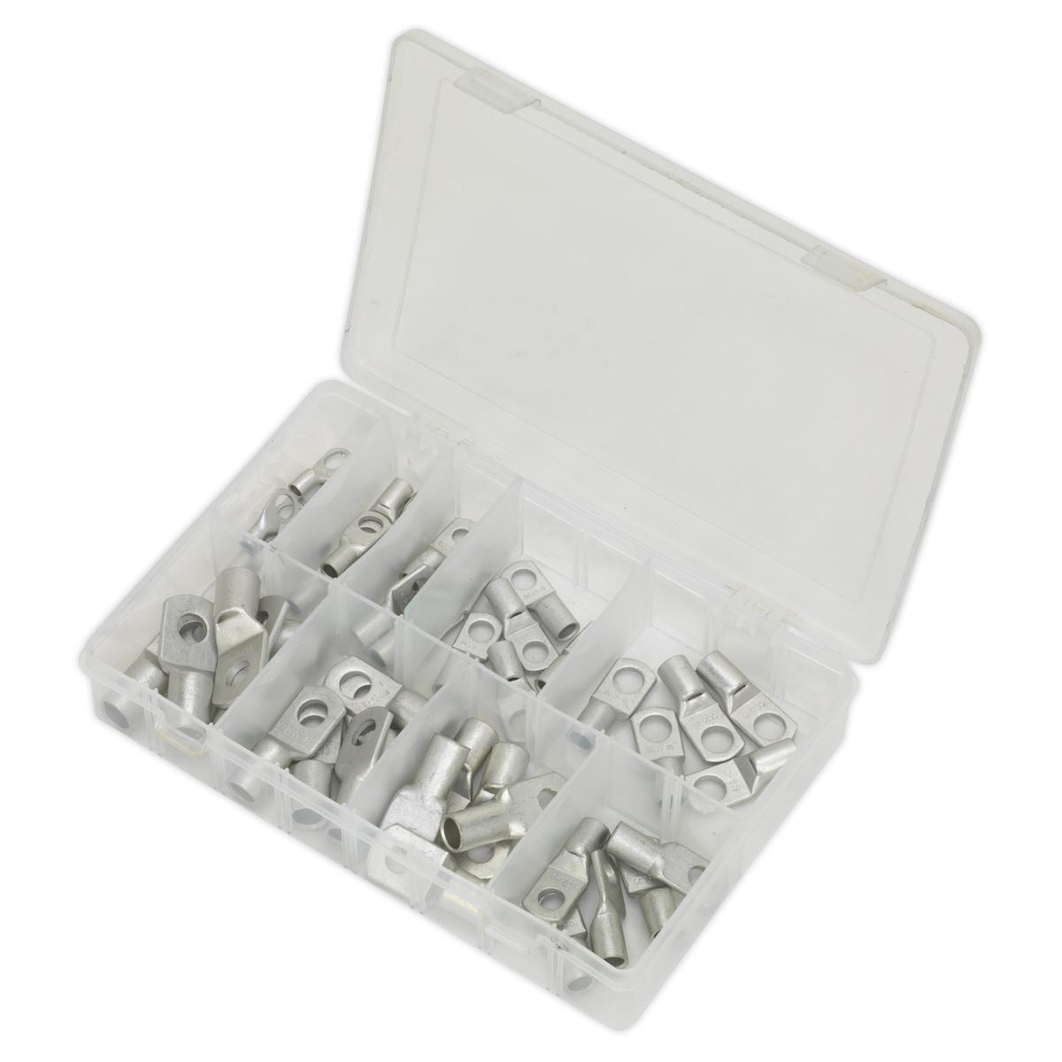 Sealey AB016CT Copper Lug Terminal Assortment 52pc Sealey