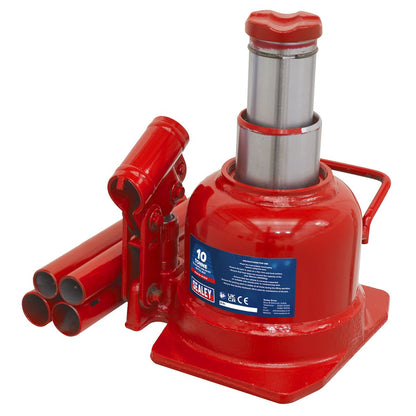 Sealey BJ10LE Low Profile Telescopic Bottle Jack 10 Tonne Sealey