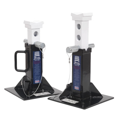 Sealey AS20 Premier Axle Stands (Pair) 20 Tonne Capacity per Stand Sealey