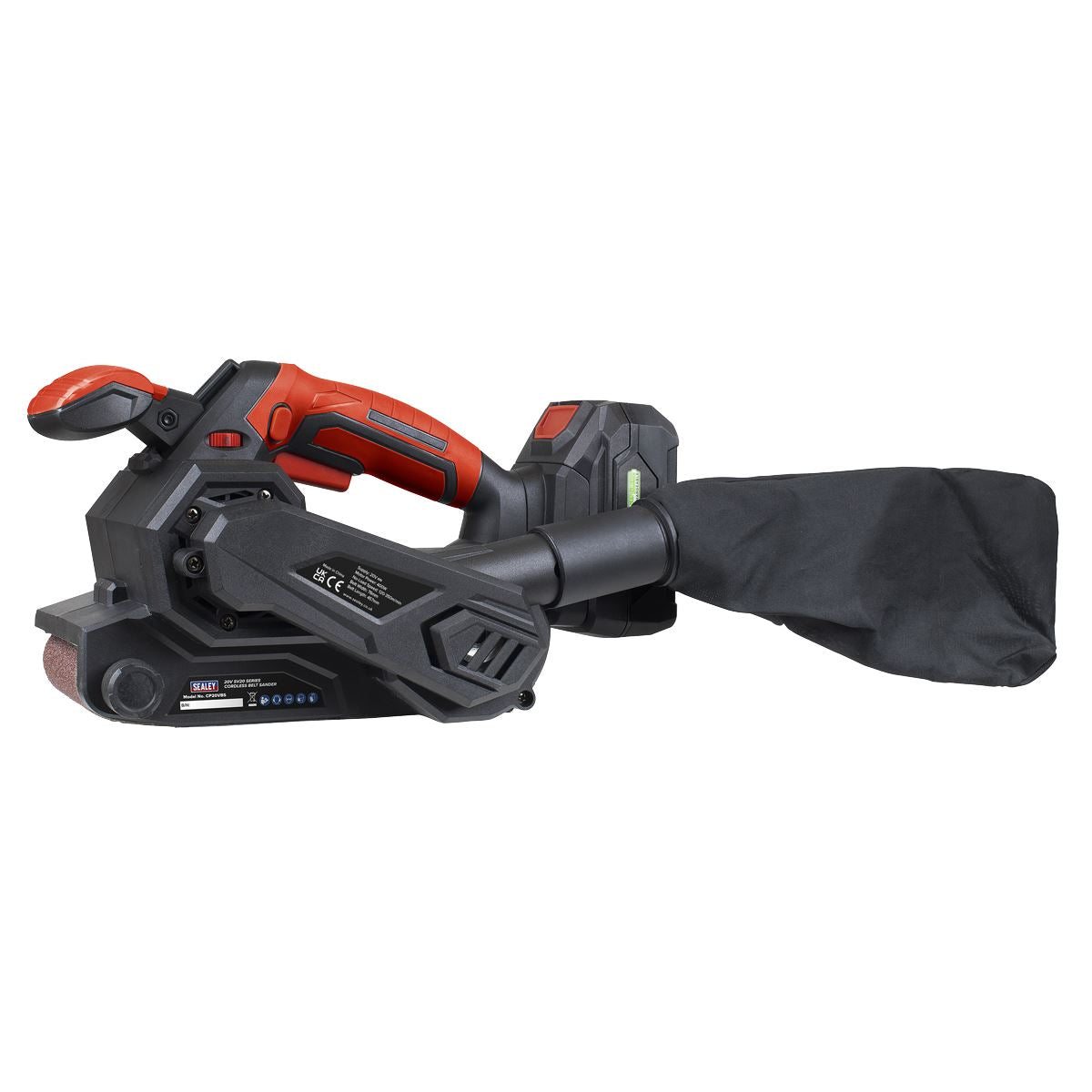 Sealey CP20VBS Cordless Belt Sander 20V SV20 Series 76mm - Body Only Sealey