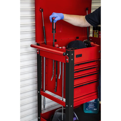 Sealey AP890M Heavy-Duty Mobile Tool & Parts Trolley with 5 Drawers & Lockable Top Sealey