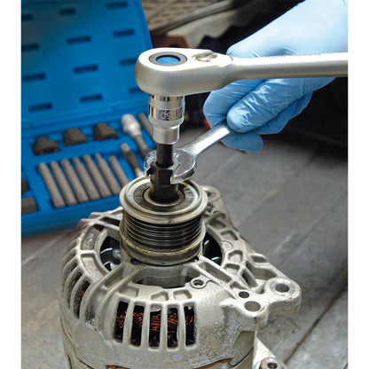 Draper 31921 Alternator Pulley Tool Kit 18 Piece Draper