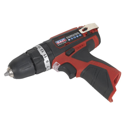 Sealey CP1201 Cordless Combi Drill Ø10mm 12V SV12 Series - Body Only Sealey