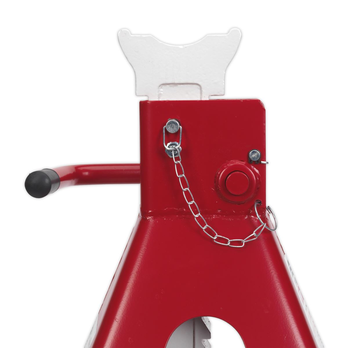 Sealey AAS10000 Auto Rise Ratchet Axle Stands (Pair) 10 Tonne Capacity per Stand Sealey