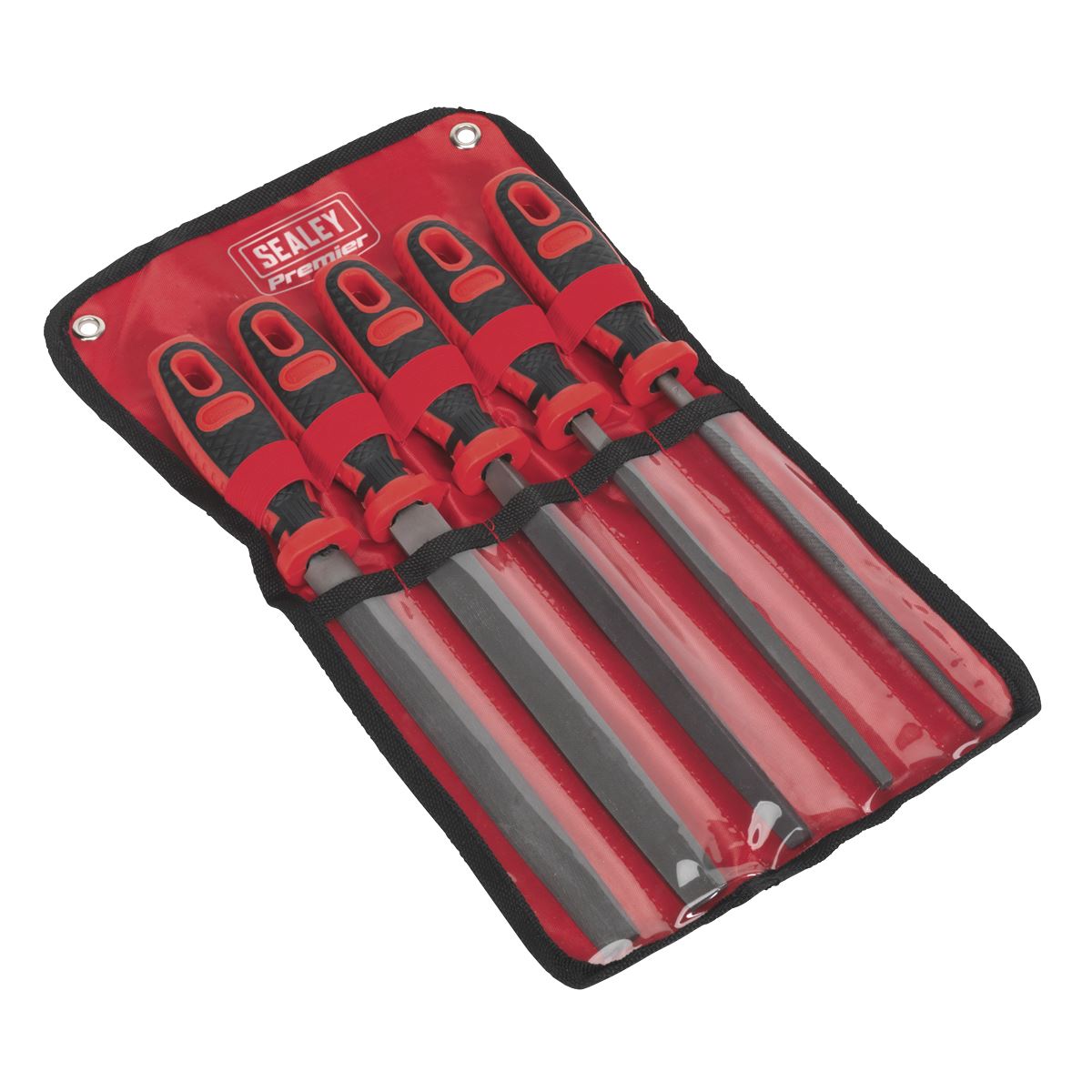 Sealey AK586 Smooth Cut Engineer’s File Set 5pc 200mm Sealey