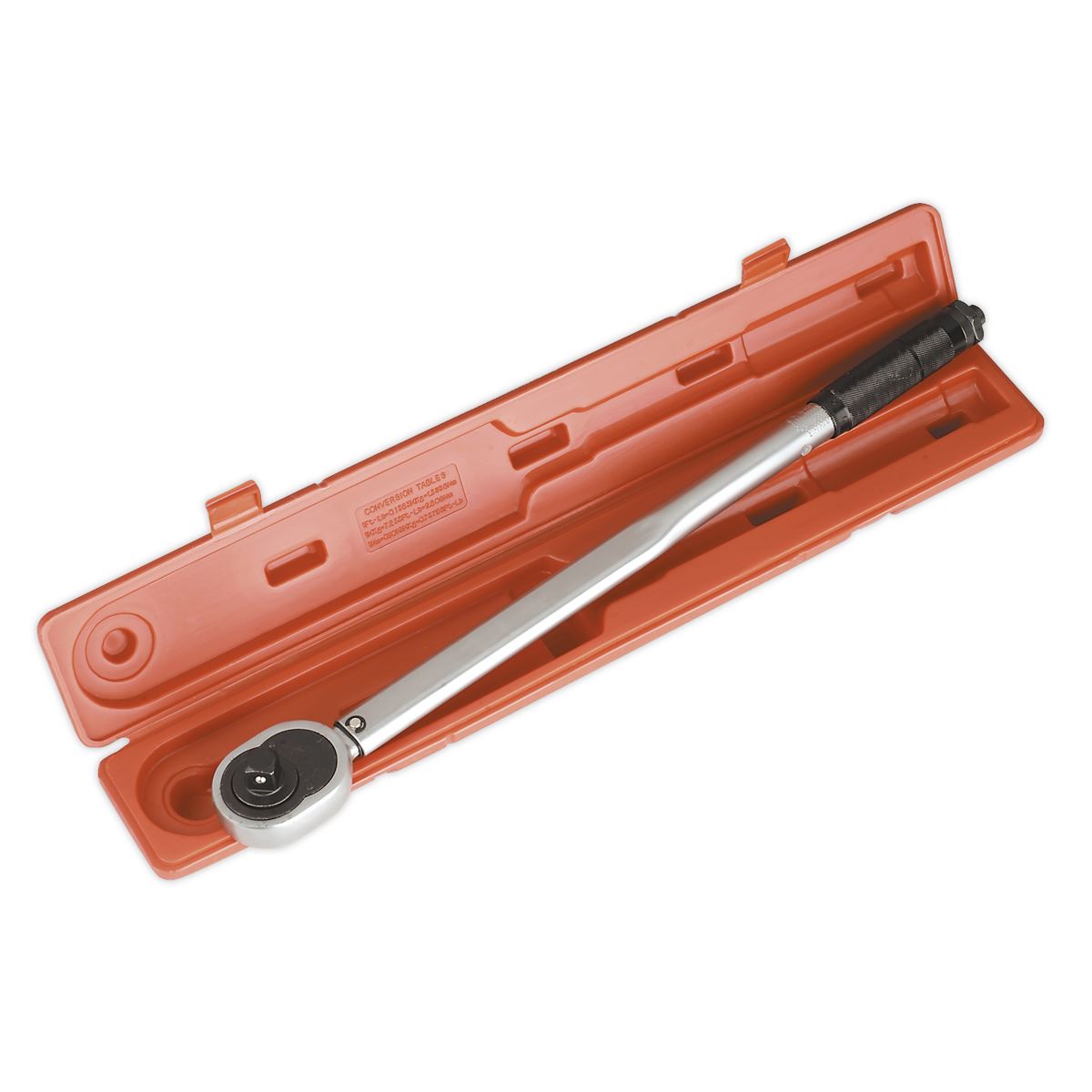 Sealey STW102 Torque Wrench Micrometer Style 1/2"Sq Drive 40-210Nm(30-155lb.ft) - Calibrated Sealey