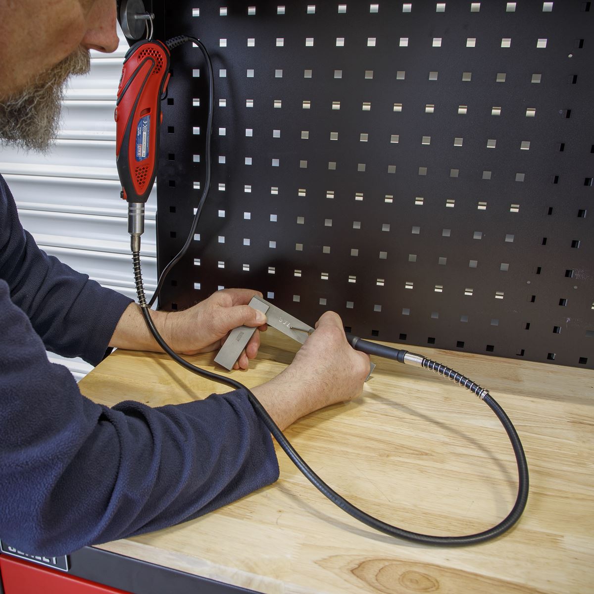 Sealey E540 Multipurpose Rotary Tool & Engraver Kit 40pc 230V Sealey