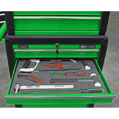 Sealey SF50G Easy Peel Shadow Foam® Green/Black 1200 x 550 x 50mm Sealey