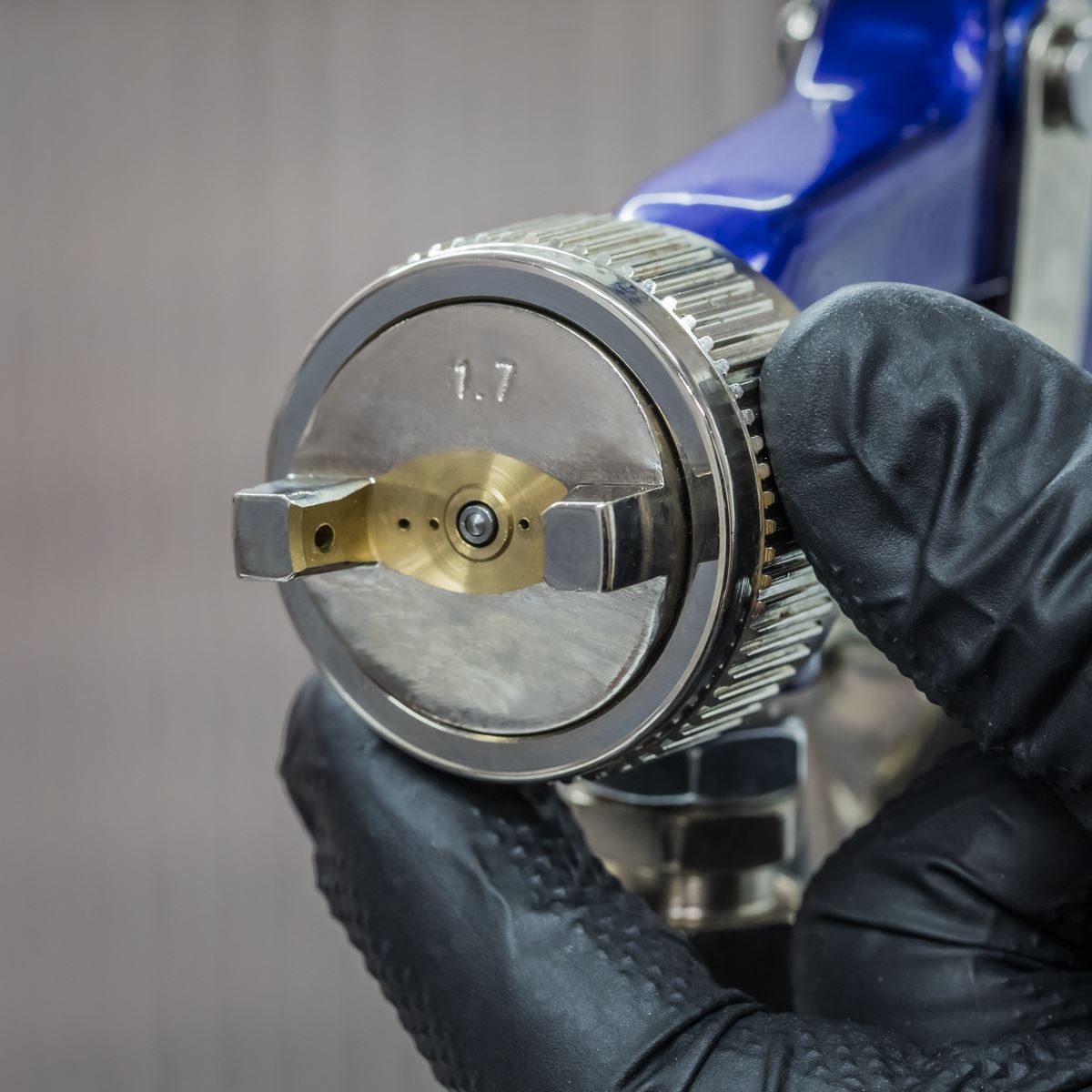 Sealey S717 Suction Feed Spray Gun 1.7mm Set-Up Sealey