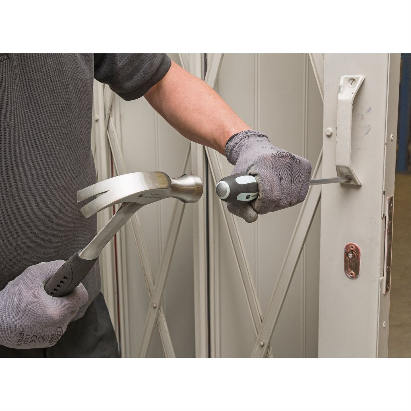 Draper 35186 Pound Thru' Plain Slot Soft Grip Screwdriver 10 x 250mm Draper